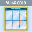 ����� ��������� ���� � 6 ��������� �4 ������� (VU-6K-GOLD)